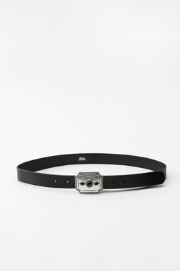 COWBOY ENGRAVED BUCKLE BELT - Zara фото 4