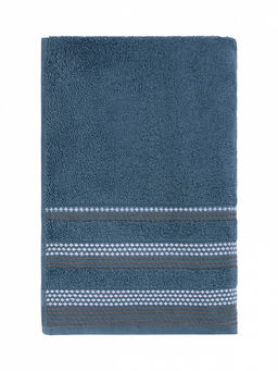 Полотенце махровое 70x140 темно-синий махровая ткань - Lucky фото 3