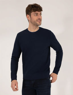 Lacivert Sweatshirt - Pierre cardin фото 2