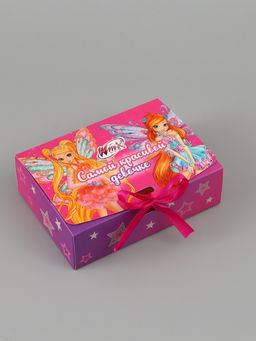 Цена за 3 шт. Коробка подарочная «Девочке», 16,5 х 12 х 5 см