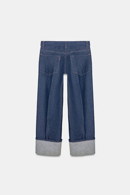 ZW COLLECTION SELVEDGE LOW-RISE JEANS - Zara фото 13