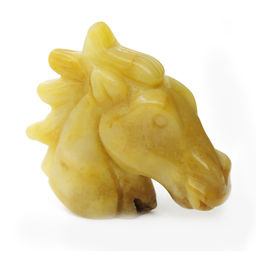 Фигурка лошадь 3,8см оранжевый агат