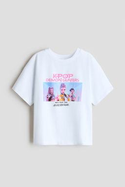 Camiseta estampada de algod?n - H&m фото 5