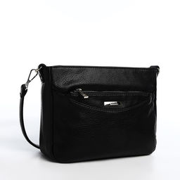 Сумка кросс-боди на молнии, цвет чёрный - Simaland фото 5