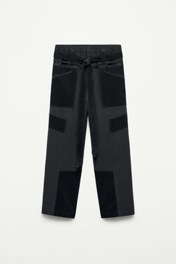 PATCHWORK CARGO TROUSERS - THE ITEM ZARA WOMAN  фото 3