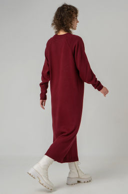 Женское теплое вязаное платье Happyfox