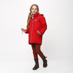 RODOS Куртка для девочки мембрана демисезон М-198 Ультрамарин  фото 44