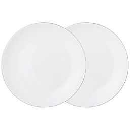 НАБОР ТАРЕЛОК ЗАКУСОЧНЫХ LEFARD КРИСТАЛ ГОЛД 2 ШТ. 20,5 СМ