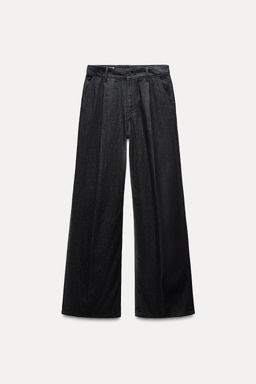 DARTS TRF DENIM TROUSERS - Zara фото 2