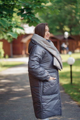 Куртка женская зимняя 22600 (черный/какао) - Kankan фото 19