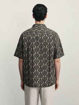 Рубашка с принтом / Zarina  фото 6