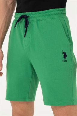 Мужские зеленые трикотажные шорты - U.s. polo assn фото 6