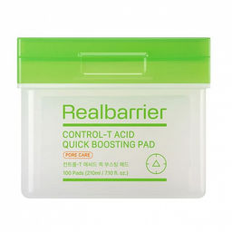 Real Barrier Control-T Acid Quick Boosting Pad, 210ml*100ea - Отшелушивающие пэды для сужения пор и сияния кожи