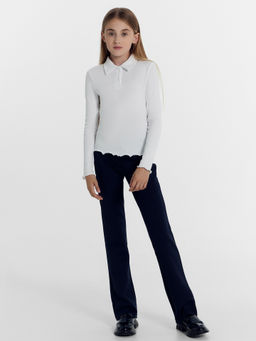 Поло для девочек в белом цвете - Mark formelle фото 3