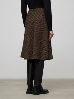 Юбка а-силуэта из твида S988/rory - Emka фото 4