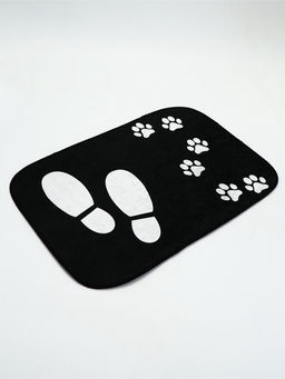 Коврик придверный «Следы», 40×60 см