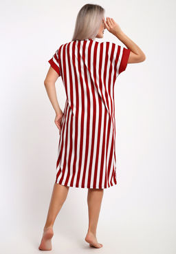 521 Халат на молнии - Полоска