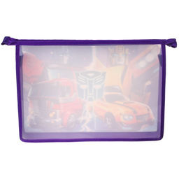 Папка д/тетрадей А4 молния сверху пластик ПМ-А4-29, Трансформеры