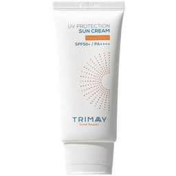 Солнцезащитный крем с коллагеном и аминокислотами TRIMAY UV Protection Sun Cream SPF50+ PA++++ (50 м  фото 5