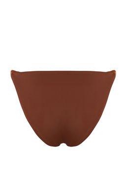 TRENDYOLMILLA Kahverengi Biyeli Brazilian Bikini Alt? TBESS22BA0232  фото 13