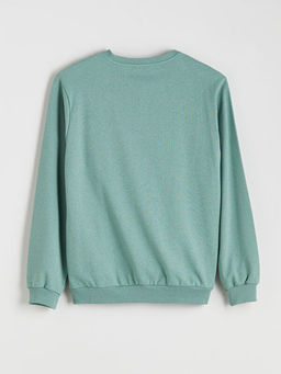 Bisiklet Yaka Erkek Sweatshirt