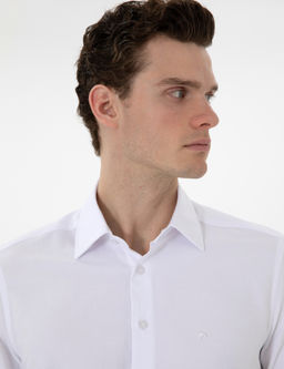 Beyaz Regular Fit Arm_rl_ Uzun Kollu G_mlek - Pierre cardin фото 2
