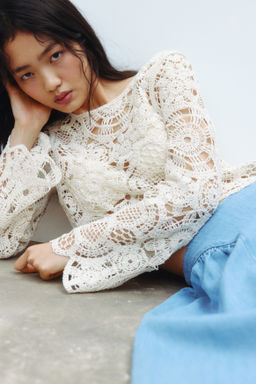 Top efecto crochet - H&m фото 2