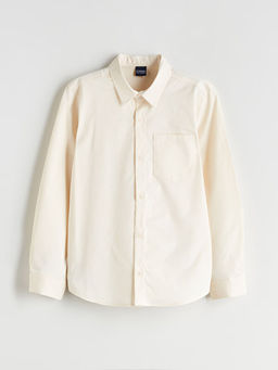 Basic Uzun Kollu Erkek ?ocuk G?mlek