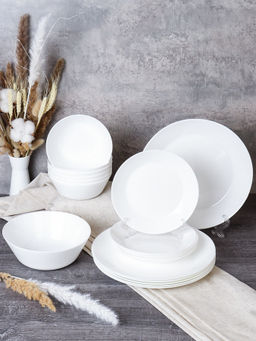 Столовый набор 19 предметов / NN19-0T-W White /уп 2/4/ - ГалеонТрейд фото 2