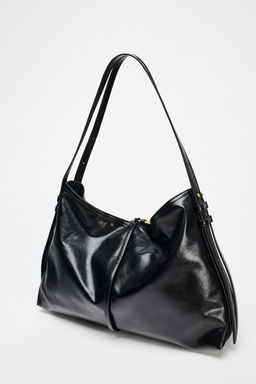 METAL DETAIL BUCKET SHOULDER BAG - Zara фото 4