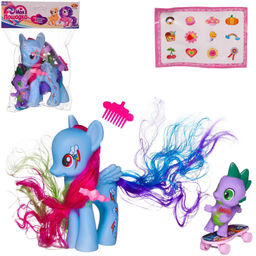 Игровой набор Abtoys Моя лошадка Пони с малышом дракончиком