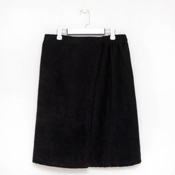 Набор для сауны Экономь и Я:полотенце-парео 68*150см + чалма, цв.черный, 100%хл, 320 г/м2  фото 4