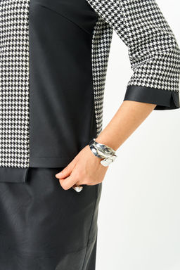 Костюм Lars Style 1174W-Р черный, молочно-черный принт