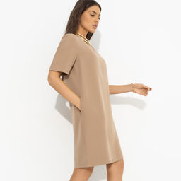 Платье базовое, Виртуальные будни (beige) - Charutti фото 4