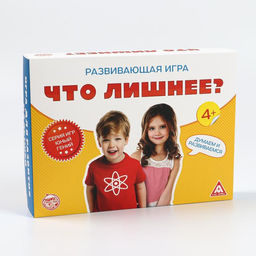 Настольная игра «Что лишнее?», развивающая, 12 карт, 4+