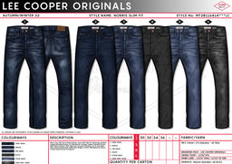 Брюки джинсовые NORRIS SLIM FIT JEAN INDIGO / Lee Cooper  фото 5