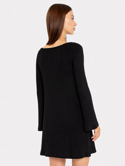 Платье женское в черном оттенке из вискозы - Mark formelle фото 6