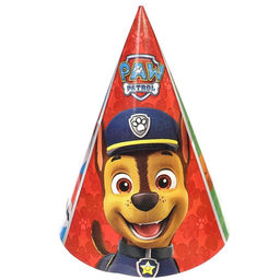 Цена за 10 шт. Колпак бумажный "Гонщик", Щенячий патруль