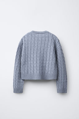 CABLE-KNIT JUMPER - Zara фото 2