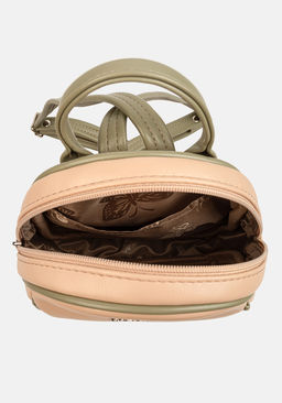 Рюкзак Модель №1466 | кожзам | гладкий | бежевый | Р924-5 | 32510 - L-craft фото 5