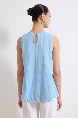 Siyah Relaxed Kolsuz Dikis Detayl? Tok %100 Pamuk Orme Bluz TWOSS26BZ00170 - Trendyolmilla фото 8