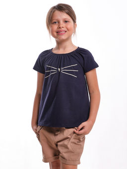 Футболка для девочки UD 0803 кофе - Mini maxi фото 8