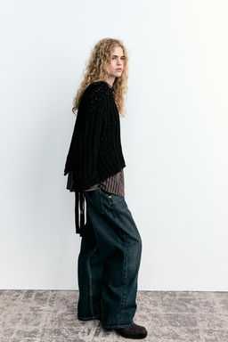 TRF BALLOON MID-RISE JEANS - Zara фото 5