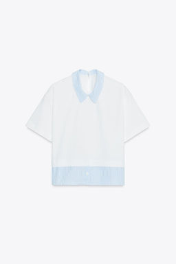 STRIPED COMBINED T-SHIRT - Zara фото 4