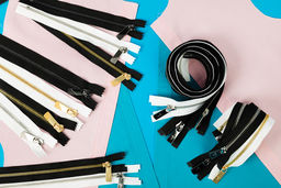 Молния Металл декоративная Gamma KAP-8 80 см серебро однозамковая Тип 8 5 шт разъёмная