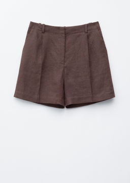 Pantalones cortos tipo sastre de lino
