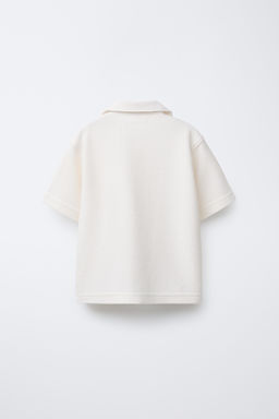 RUSTIC TOWELLING EFFECT BOWLING SHIRT - Zara фото 2