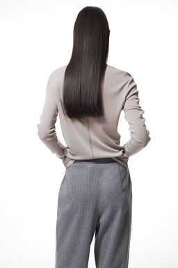 Pantalon de vestir de talle alto - H&m фото 3