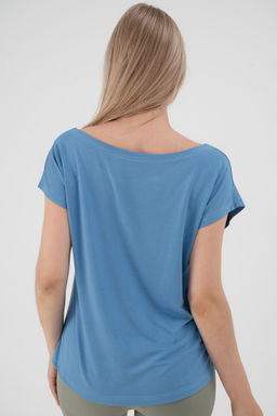 Футболка женская из вискозы Лирика голубой Call me angel - Амадэль фото 6