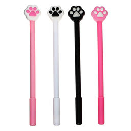 Цена за 12 шт. Ручка - прикол гелевая Кошачья лапка, МИКС